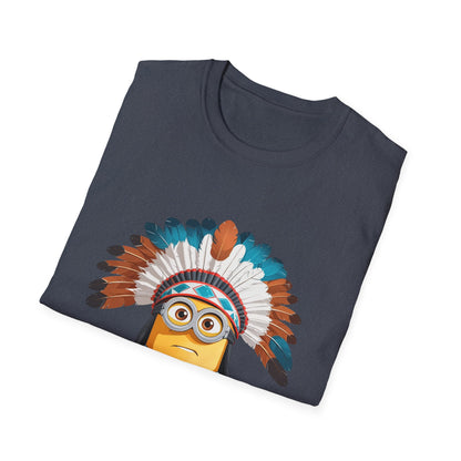 Native American-Inspired Minion Unisex Softstyle T-Shirt