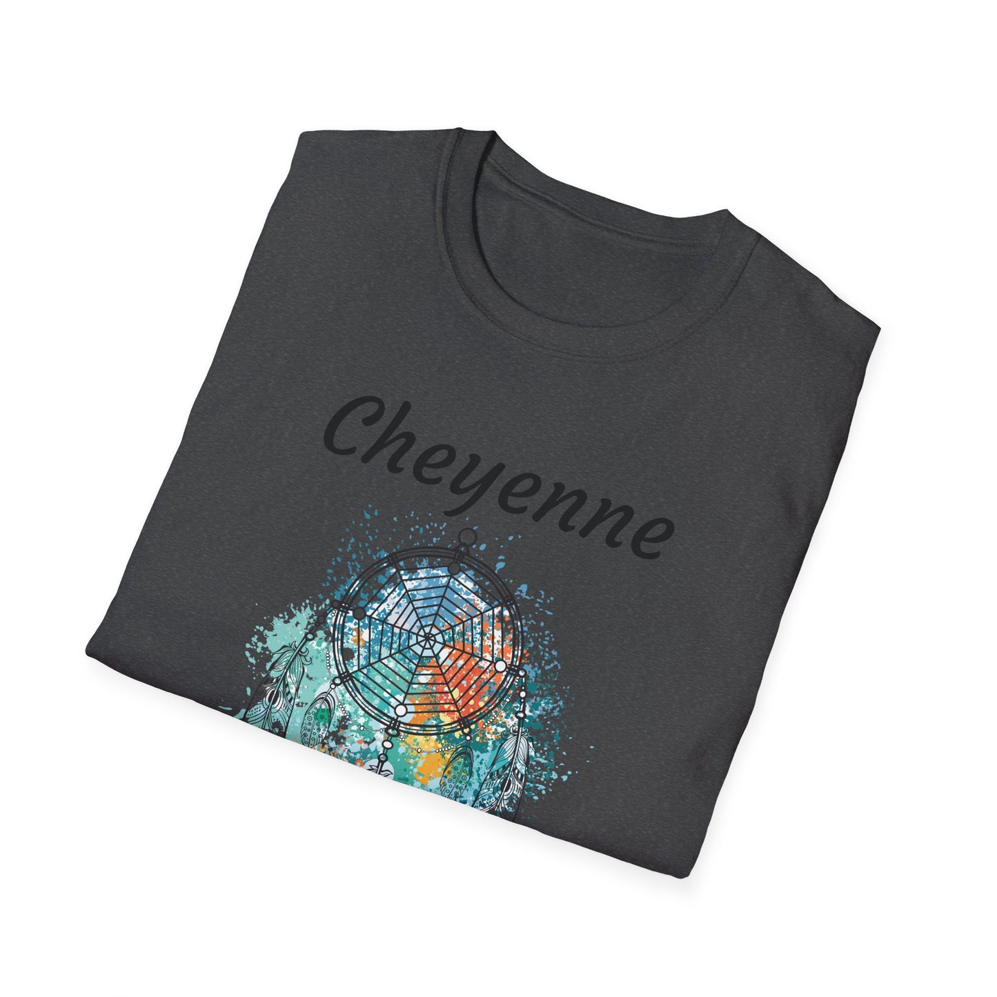 Cheyenne Dreamcatcher Unisex Softstyle T-Shirt - Bohemian Spirit Wear