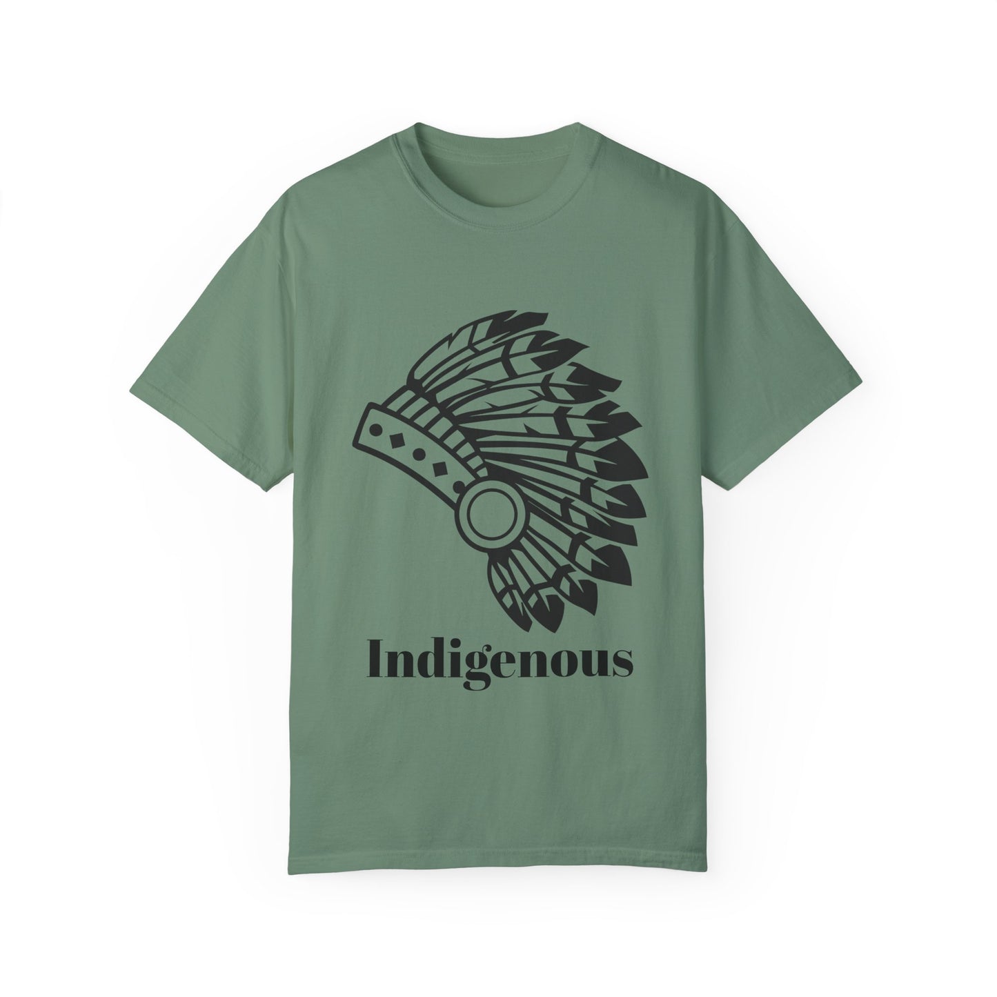 Indigenous Design Unisex Garment-Dyed T-Shirt - Celebrate Heritage and Culture
