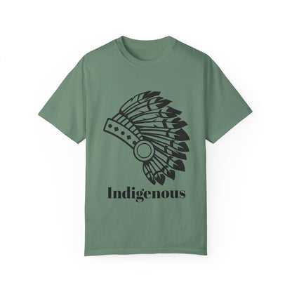 Indigenous Design Unisex Garment-Dyed T-Shirt - Celebrate Heritage and Culture