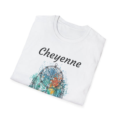 Cheyenne Dreamcatcher Unisex Softstyle T-Shirt - Bohemian Spirit Wear