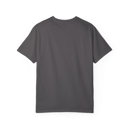 Stylish Unisex Garment-Dyed T-Shirt with Feather Design