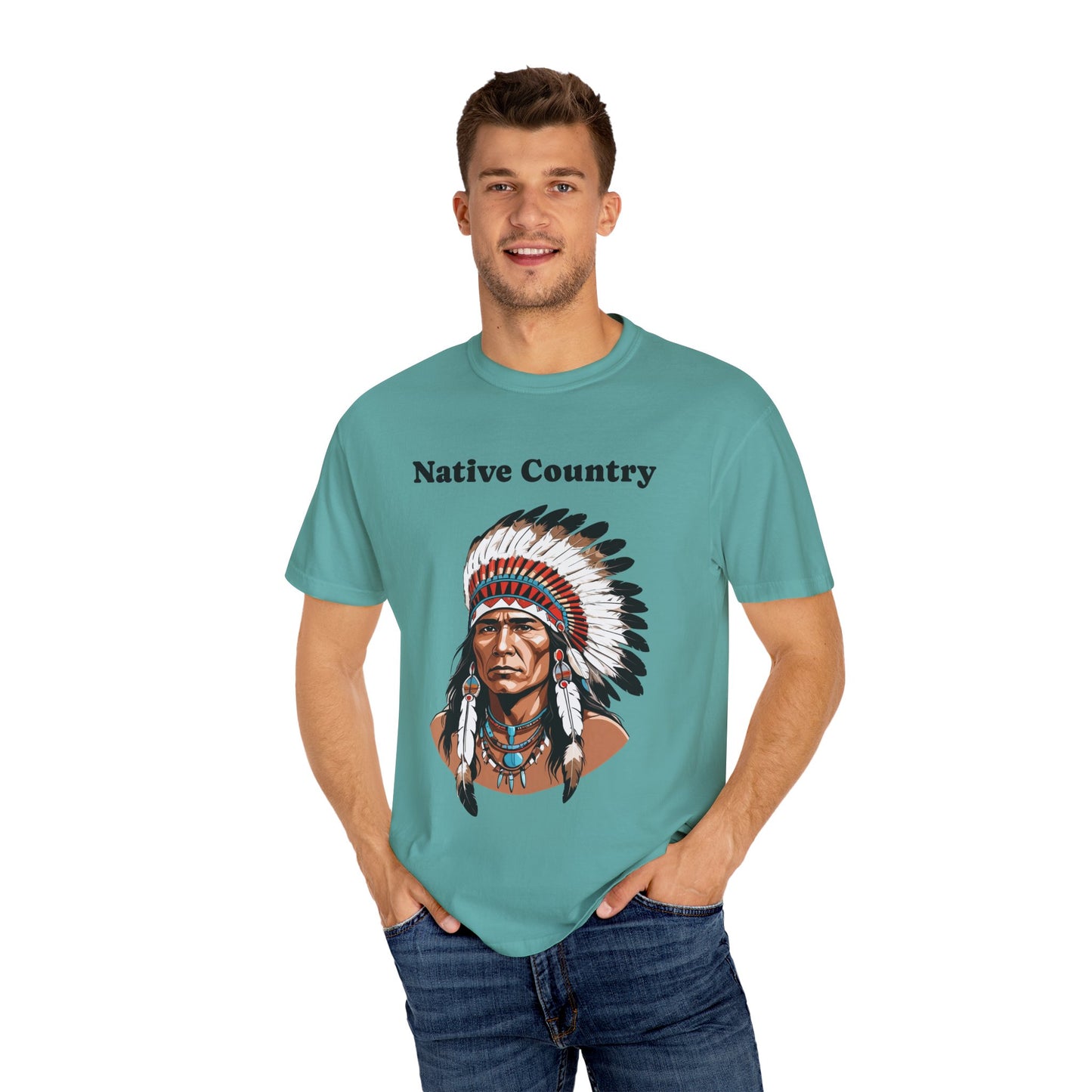 Native Country Unisex Garment-Dyed T-Shirt | Casual Comfort for Everyday Wear