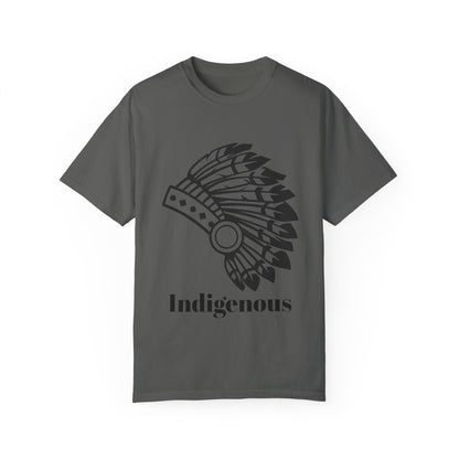 Indigenous Design Unisex Garment-Dyed T-Shirt - Celebrate Heritage and Culture