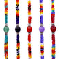 Stone Ball Beaded Multi Strand Bracelet