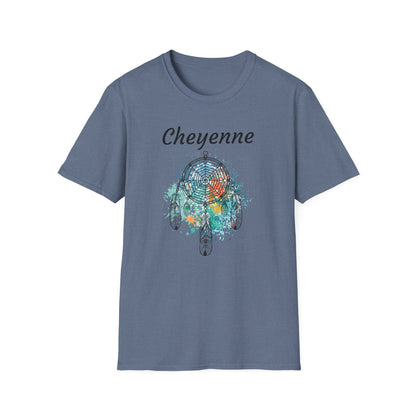 Cheyenne Dreamcatcher Unisex Softstyle T-Shirt - Bohemian Spirit Wear