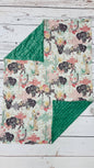 Baby Wild Buffalos Cactus Blanket