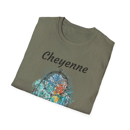 Cheyenne Dreamcatcher Unisex Softstyle T-Shirt - Bohemian Spirit Wear
