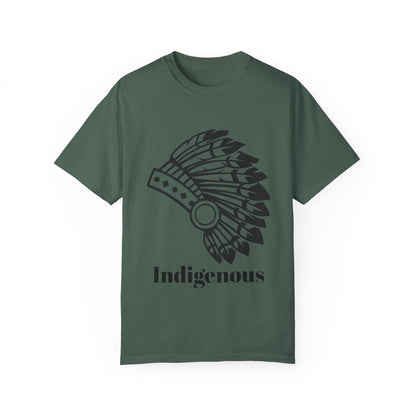 Indigenous Design Unisex Garment-Dyed T-Shirt - Celebrate Heritage and Culture
