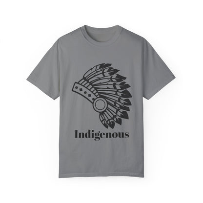 Indigenous Design Unisex Garment-Dyed T-Shirt - Celebrate Heritage and Culture