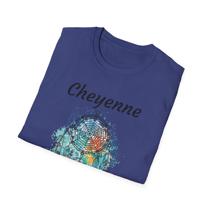 Cheyenne Dreamcatcher Unisex Softstyle T-Shirt - Bohemian Spirit Wear