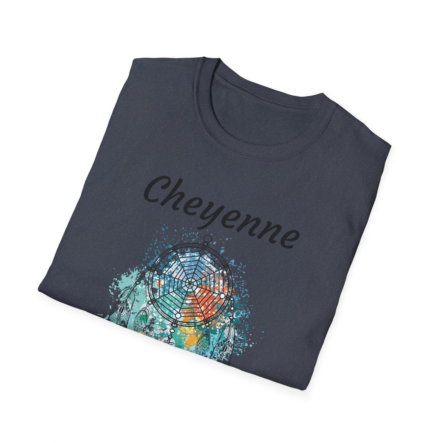 Cheyenne Dreamcatcher Unisex Softstyle T-Shirt - Bohemian Spirit Wear