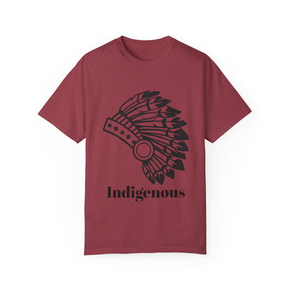 Indigenous Design Unisex Garment-Dyed T-Shirt - Celebrate Heritage and Culture