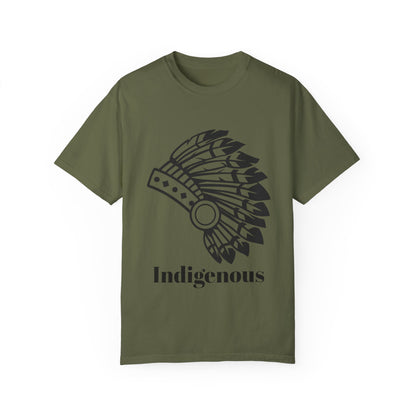 Indigenous Design Unisex Garment-Dyed T-Shirt - Celebrate Heritage and Culture