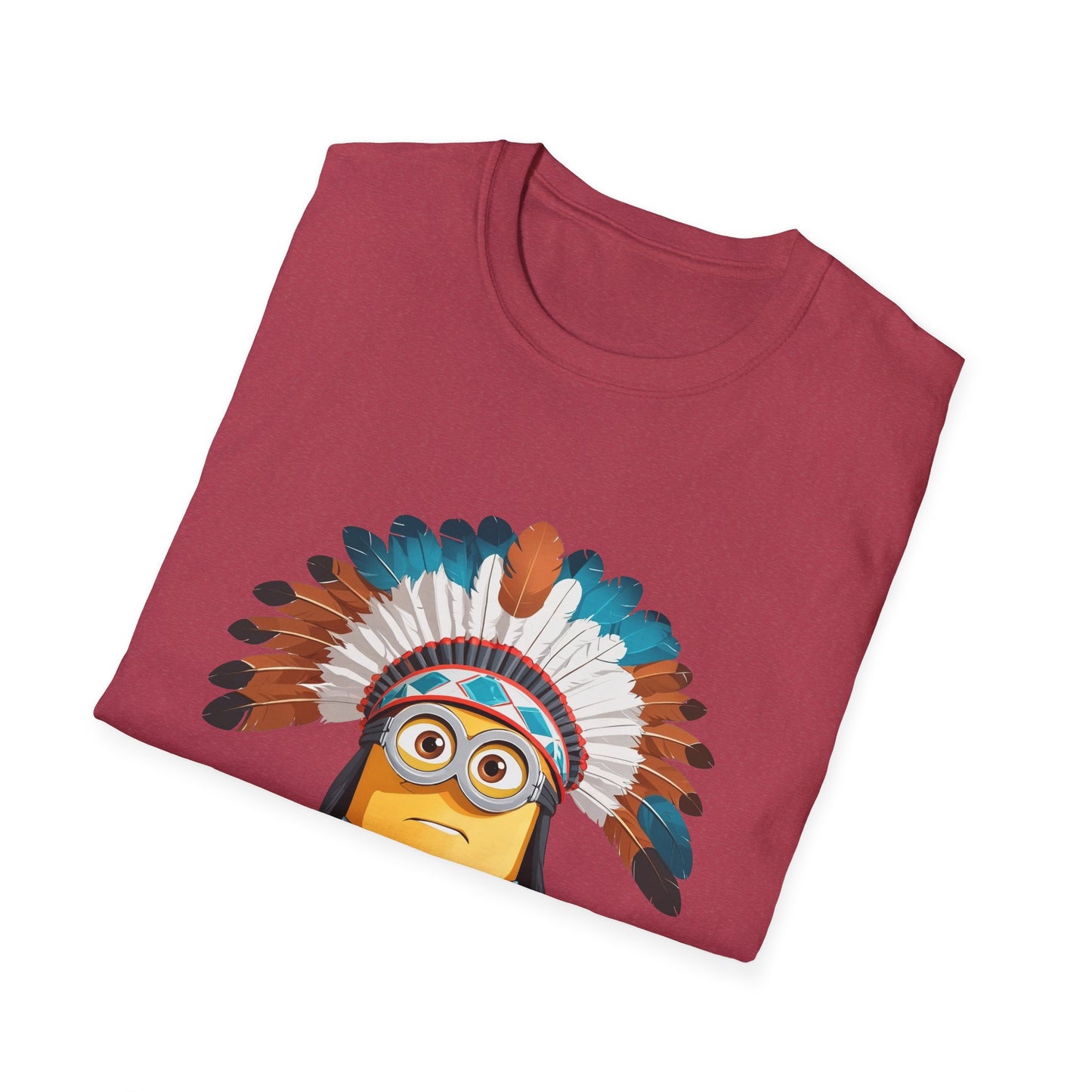 Native American-Inspired Minion Unisex Softstyle T-Shirt