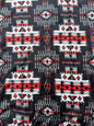 Black Aztec Super Plush Soft Queen Size Mid-Weight Blanket