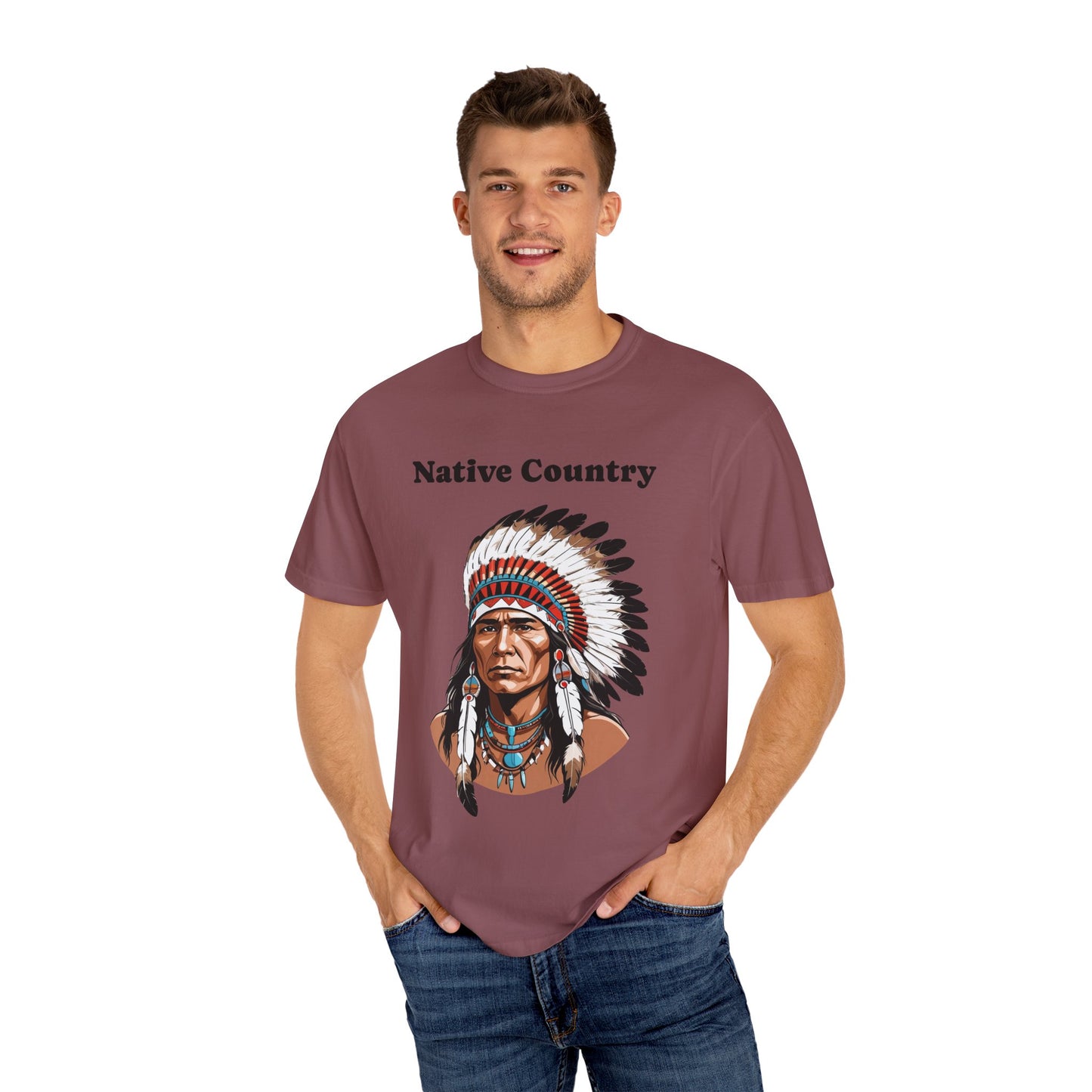 Native Country Unisex Garment-Dyed T-Shirt | Casual Comfort for Everyday Wear