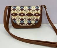 PUR10-DBGE Full Pu Leather Purse - Crossbody Bag