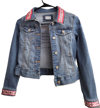 Ribbon Jean Jacket