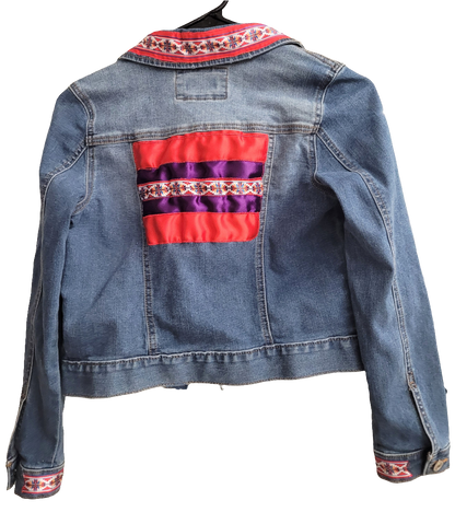 Ribbon Jean Jacket