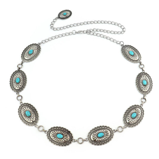 Antique SILVER with Turquoise