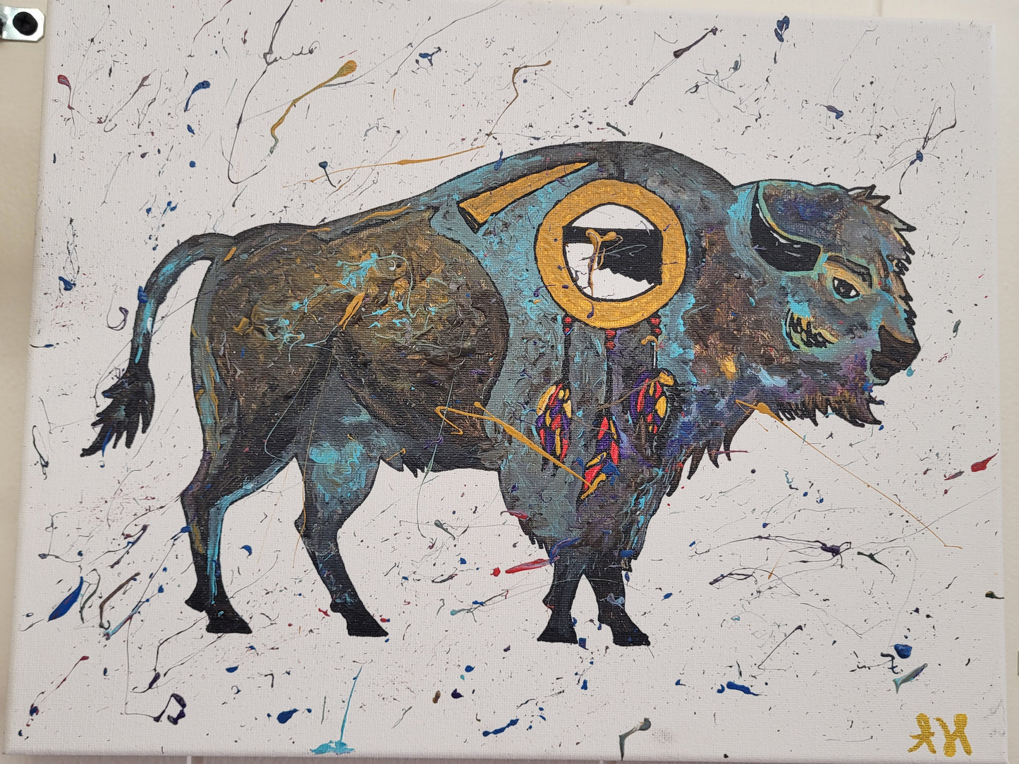 Oklahoma Buffalo Painting