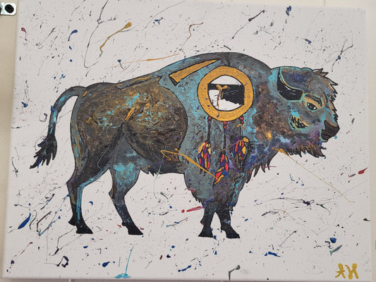 Oklahoma Buffalo Painting