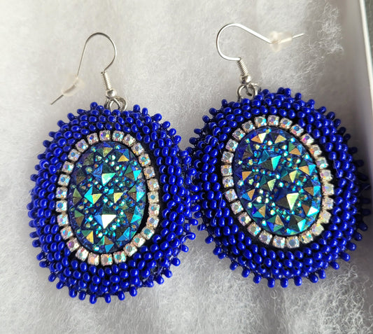 Handmade Beaded Earrings on Fashion Hook