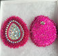 Handmade Beaded Earrings on Post